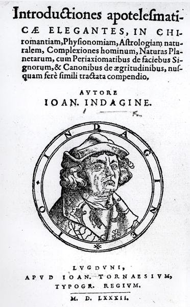 Een inleiding tot het occultisme, door Johann Indagine, 1582 door English School